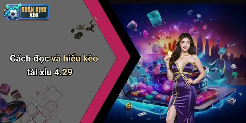 Cách đọc và hiểu kèo tài xỉu 4.29