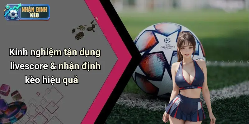 Kinh nghiệm tận dụng livescore & nhận định kèo hiệu quả