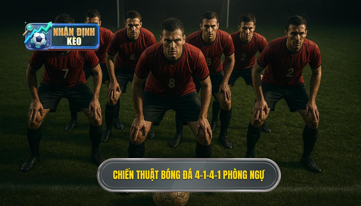 Chiến thuật bóng đá 4-1-4-1 phòng ngự