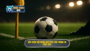 Kèo cược đội nhận quả phạt góc trong 10 phút đầu