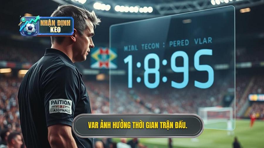 3. VAR ảnh hưởng thời gian trận đấu.