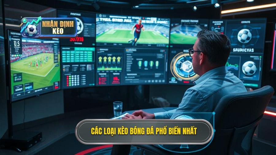 Các loại kèo phổ biến khi soi kèo bóng đá miễn phí hôm nay