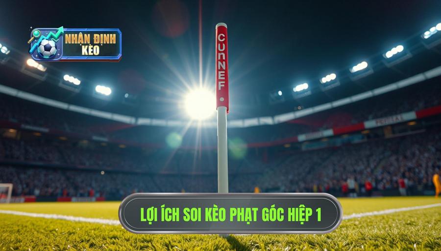 Tại sao nên ưu tiên soi kèo phạt góc hiệp 1?