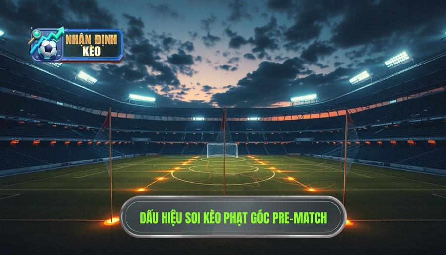 Phân tích các dấu hiệu trận đấu nhiều phạt góc từ trước trận (Pre-match)