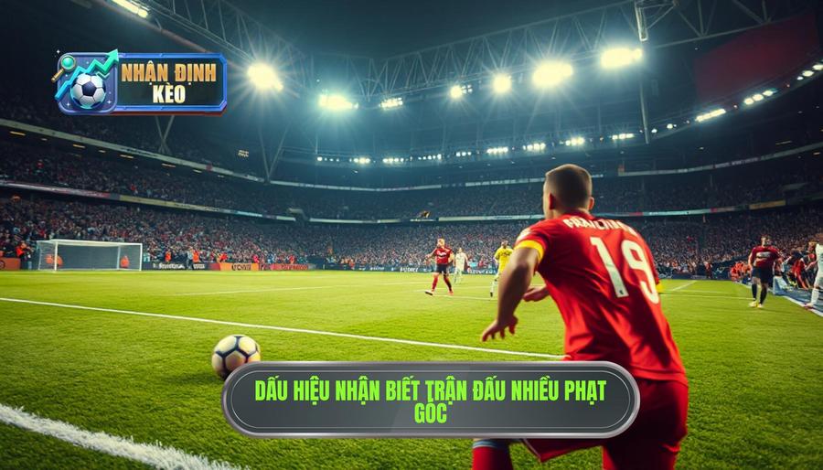 Dấu hiệu trận đấu nhiều phạt góc dựa trên diễn biến trực tiếp (In-play)